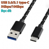 Cáp USB 3.1 Gen 2 chuyển type-A sang Type-C