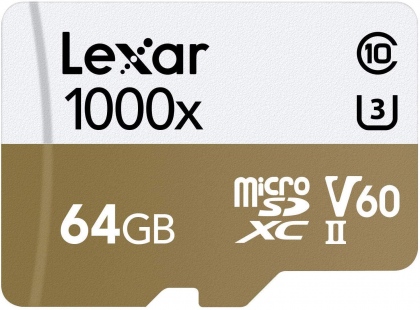 Thẻ nhớ MicroSD 64GB Lexar 1000x UHS-II 150/90 MBs