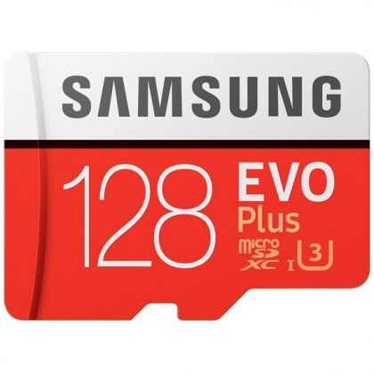 Thẻ nhớ MicroSD 128GB Samsung EVO Plus MB-MC128HA 100 MB/s (Bản Trắng-Đỏ)