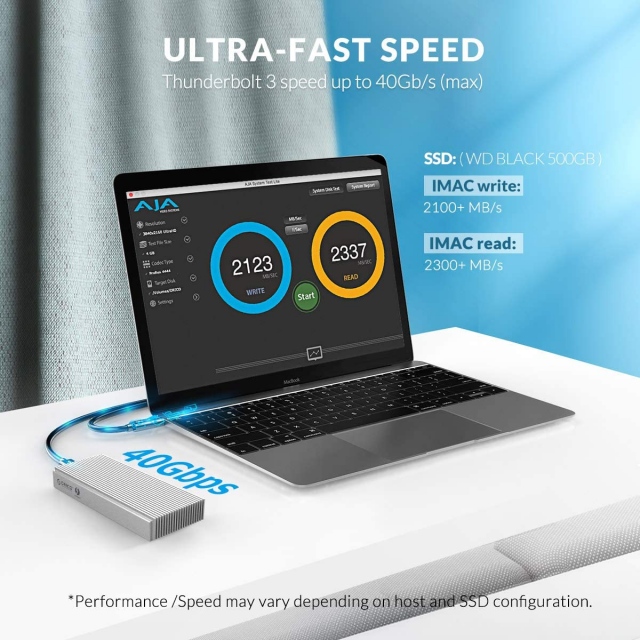 Box chuyển M.2 NVME sang Thunderbolt 3 ORICO SCM2T3-G40 - Biến M2 PCIe thành ổ di động 16