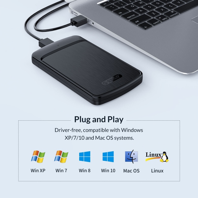 Box Orico 2020U3 USB 3.0 - Biến HDD/SSD 2.5-Inch thành ổ cứng di động 18