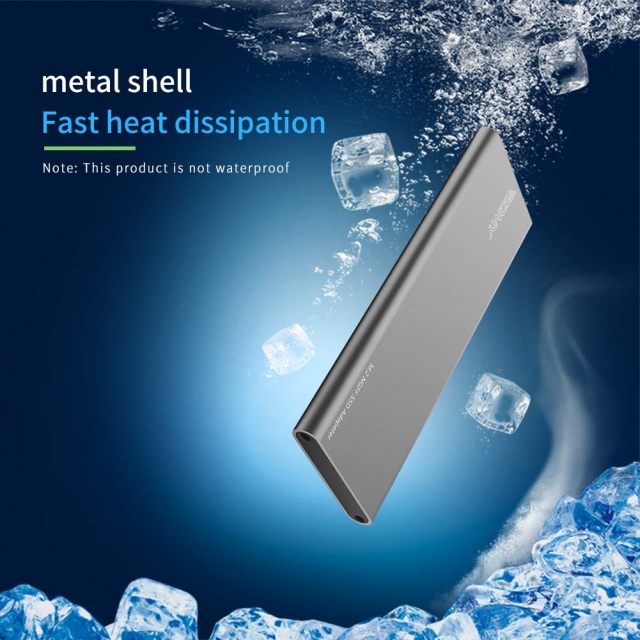 Box chuyển M.2 SATA sang USB 3.0 BASIC HD6018 - Biến SSD M.2 SATA thành ổ cứng di động 8