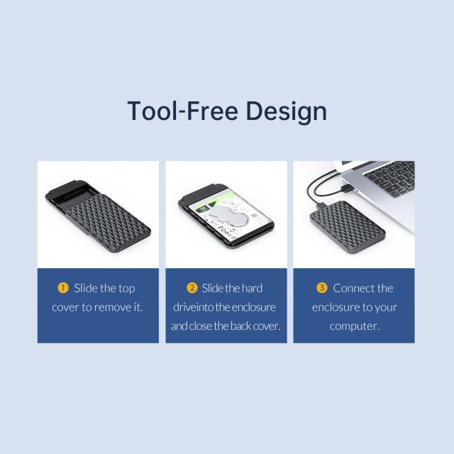 Box Orico 2520U3 USB 3.0 - Biến HDD/SSD 2.5-Inch thành ổ cứng di động 16