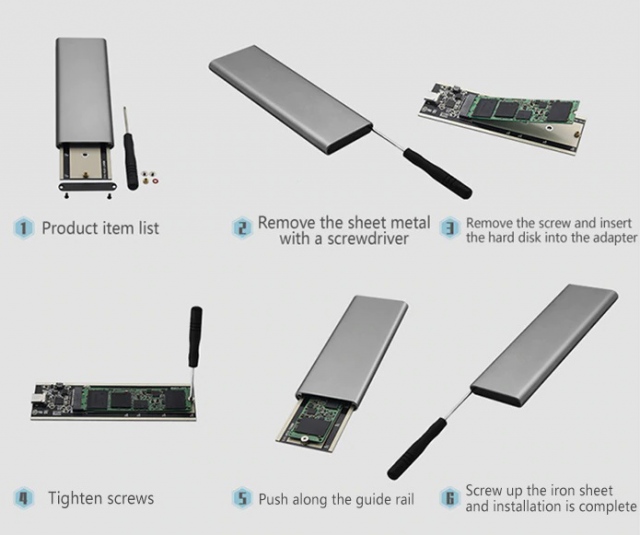 Box chuyển M.2 PCie sang USB 3.1 BASIC HD6100 - Biến SSD M.2 NVMe thành ổ cứng di động 11