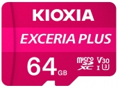 Thẻ nhớ MicroSD 64GB Kioxia Exceria Plus 100/65 MBs