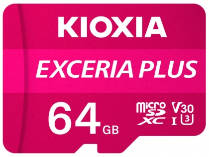 Thẻ nhớ MicroSD 64GB Kioxia Exceria Plus 100/65 MBs