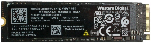 WD SN720 512GB NVMe SSD 2枚まとめ売り WD PC SN720 NVMe SSD - Solid state drive - 512 GB - internal