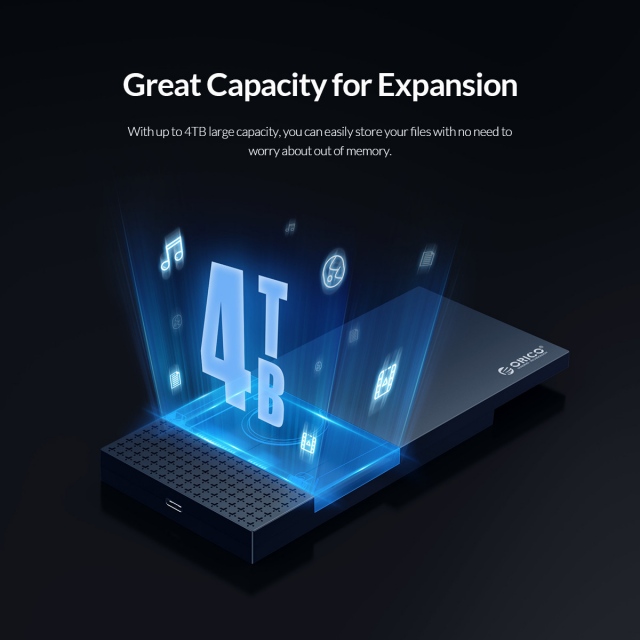 Box Orico 2526U3 USB 3.0 - Biến HDD/SSD 2.5-Inch thành ổ cứng di động 10