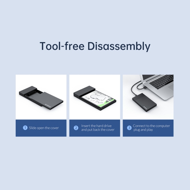 Box Orico 2526U3 USB 3.0 - Biến HDD/SSD 2.5-Inch thành ổ cứng di động 17