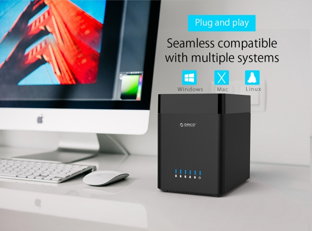 Dock ORICO DS500U3 5 khe SATA Hard Drive USB 3.0 12
