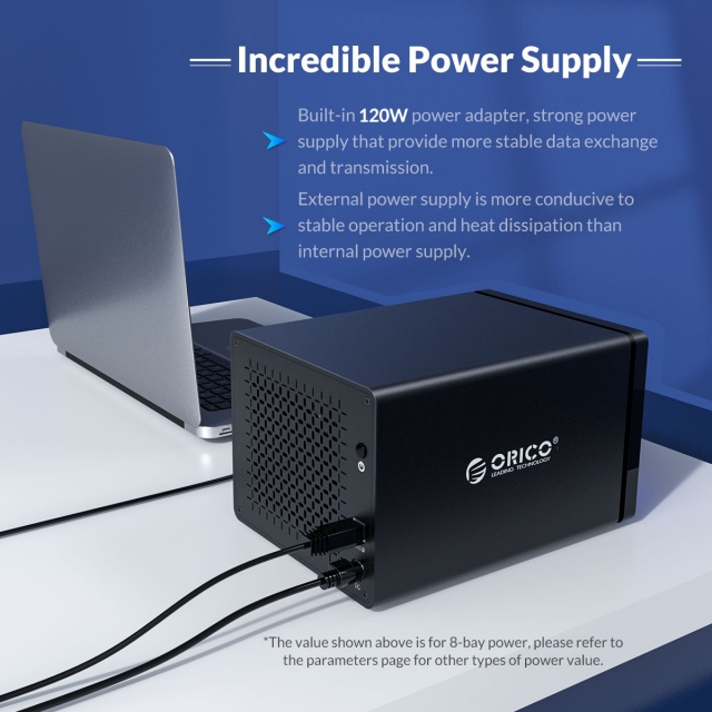 Dock ORICO NS800U3 8 khe SATA Hard Drive USB 3.0 8