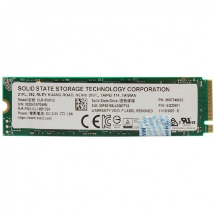Ổ cứng SSD M2-PCIe 512GB Toshiba CLR-8W NVMe 2280