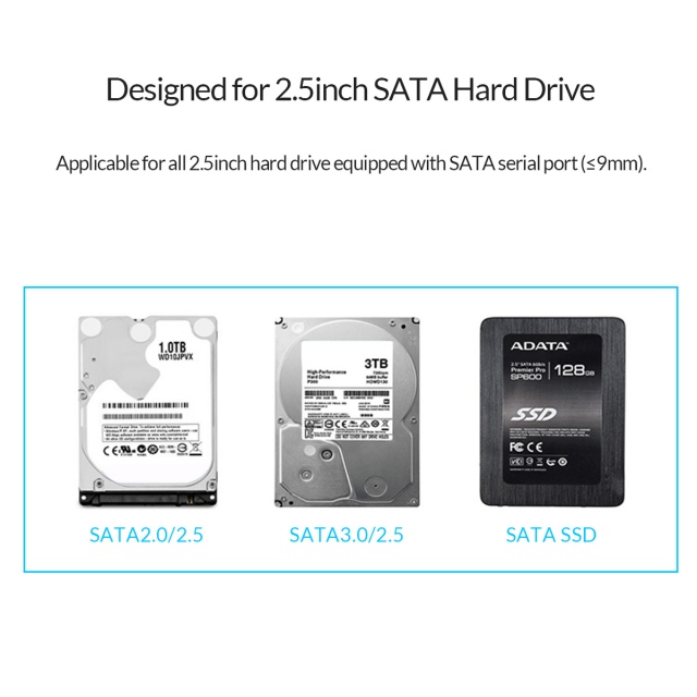 Box Orico 2139-G2 USB 3.0 - Biến HDD/SSD 2.5-Inch thành ổ cứng di động 10