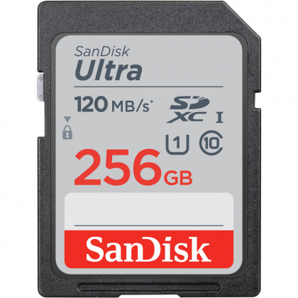 Thẻ nhớ SD 256GB SanDisk Ultra GN6 120 MB/s (SDSDUN4-256G-GN6IN)