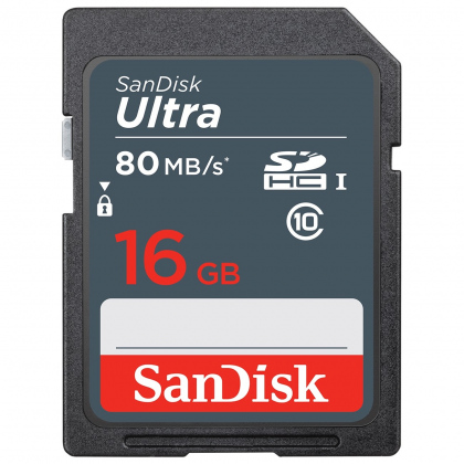 Thẻ nhớ SD 16GB SanDisk Ultra GN3 80 MB/s (SDSDUNS-016G-GN3IN)