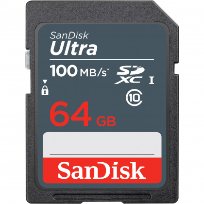 Thẻ nhớ SD 64GB SanDisk Ultra GN3 100 MB/s (SDSDUNR-064G-GN3IN)
