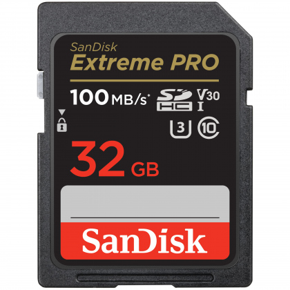 Thẻ nhớ SD 32GB SanDisk Extreme Pro 100 MB/s (Bản mới nhất 2022)