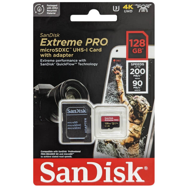 Thẻ nhớ MicroSD 128GB Sandisk Extreme Pro 200 MB/s (Bản mới nhất 2022) 5