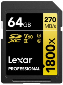Thẻ nhớ SD 64GB Lexar Professional 1800x UHS-II