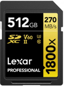 Thẻ nhớ SD 512GB Lexar Professional 1800x UHS-II