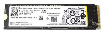 Ổ cứng SSD M2-PCIe 256GB WD  SN810 NVMe 2280