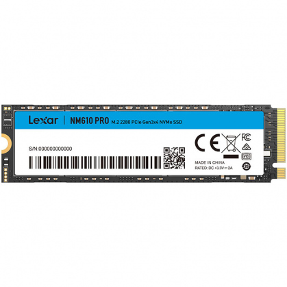 Ổ cứng SSD M2-PCIe 500GB Lexar NM610 PRO NVMe 2280