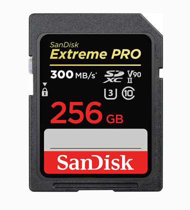 Thẻ nhớ SD 256GB SanDisk Extreme Pro UHS-II 2000x 300/260 MBs (Bản mới nhất)