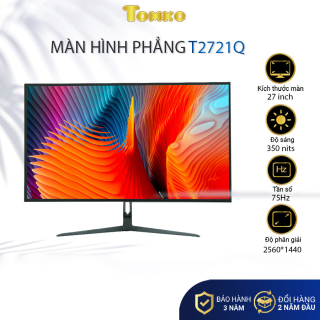 Màn Hình Máy Tính Tomko T2721Q (Full viền 27 inch 2K IPS 75Hz) 4