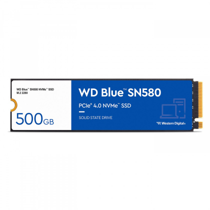 Ổ cứng SSD M2-PCIe 500GB WD Blue SN580 NVMe 2280 (PCIe 4.0x4)