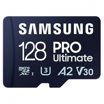 Thẻ nhớ MicroSD 128GB Samsung PRO Ultimate 200/130 MBs (Adapter)