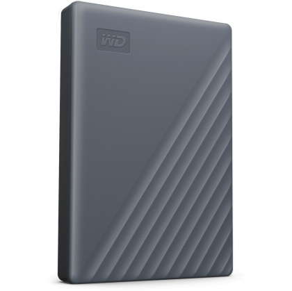 Ổ cứng di động HDD Portable 5TB WD My Passport USB-C (Bản mới nhất - Siêu mỏng - Màu xám)