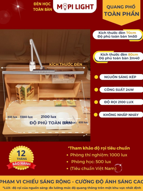 Đèn bàn học Mopi Light T7S 5