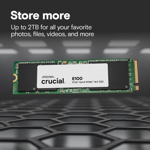 Ổ cứng SSD M2-PCIe 480GB Crucial E100 5