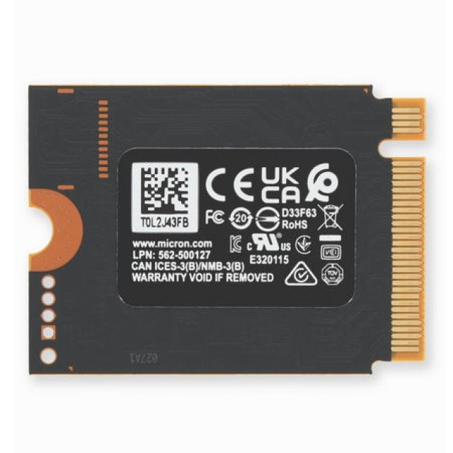 Ổ cứng SSD M2-PCIe 256GB Micron 2650 NVMe 2230 - Tuanphong.vn