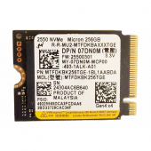 SSD M2-PCIe 256GB Micron 2550 NVMe 2230