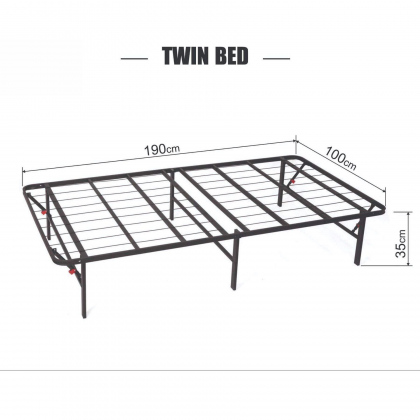 Giường gấp gọn thông minh Khung Thép Sơn Tĩnh Điện (Twin Bed - Không kèm đệm)