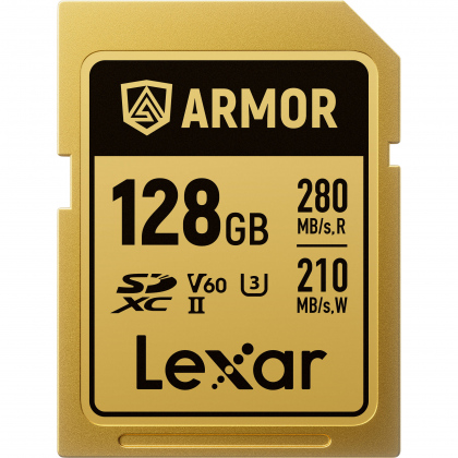 Thẻ nhớ SD 128GB Lexar ARMOR UHS-II (GOLD Series)