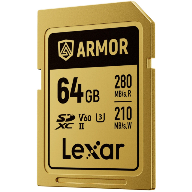 Thẻ nhớ SD 64GB Lexar ARMOR UHS-II (GOLD Series) - Tuanphong.vn