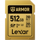 Thẻ nhớ SD 512GB Lexar ARMOR UHS-II (GOLD Series)