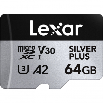 Thẻ nhớ MicroSD 64GB Lexar Professional Silver Plus