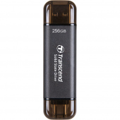 USB 256GB Transcend ESD310 (Tốc độ cao, USB 2 đầu Type-A và Type-C)