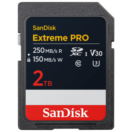 Thẻ nhớ SD 2TB SanDisk Extreme Pro 2026 250 MB/s