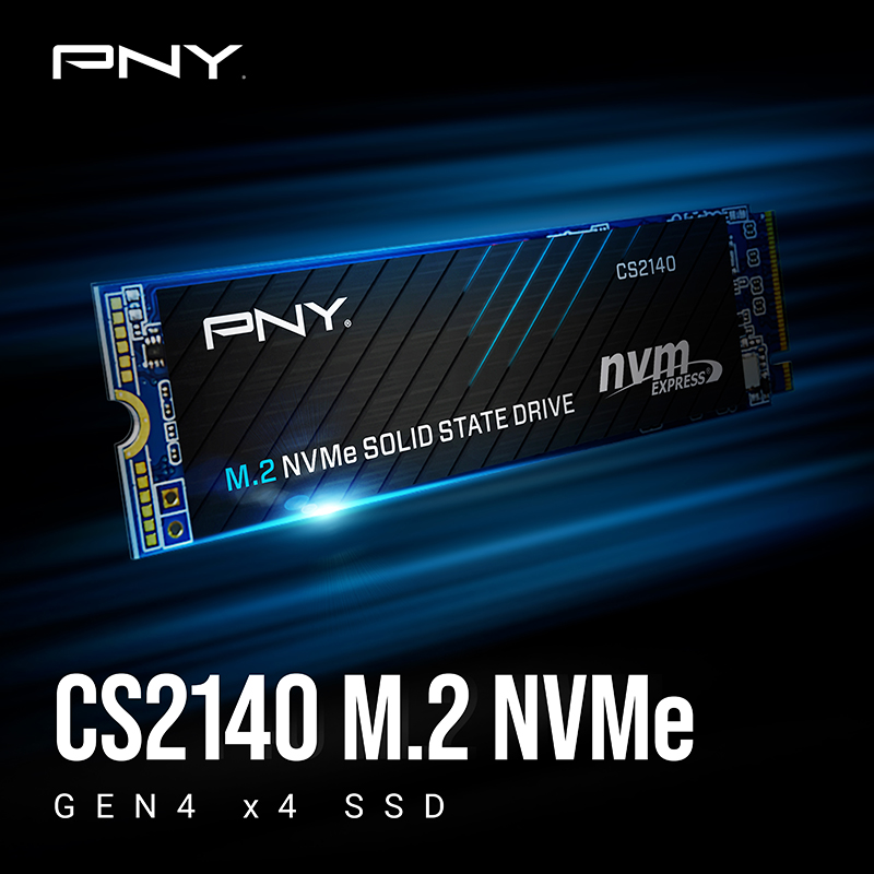 SSD PNY CS2140 PCIe Gen4x4 M2 2280 NVMe - 1TB (400TBW)