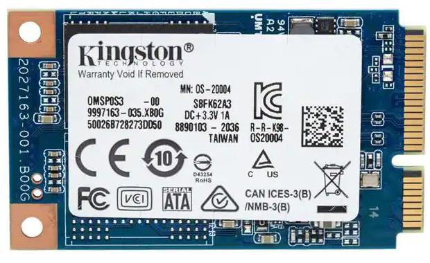 Ổ cứng SSD mSATA 120GB Kingston MS180 1