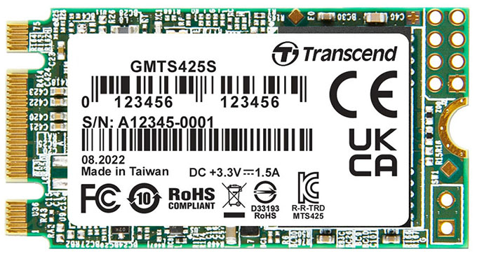 Ổ cứng SSD M2-SATA 250GB Transcend MTS425S 2242 1