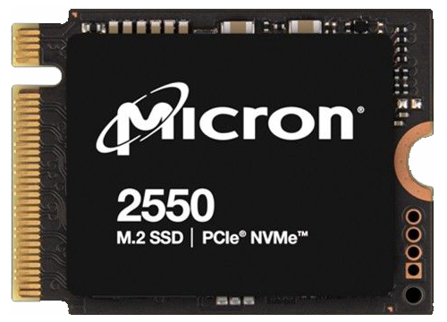 Ổ cứng SSD M2-PCIe 256GB Micron 2550 NVMe 2230 1